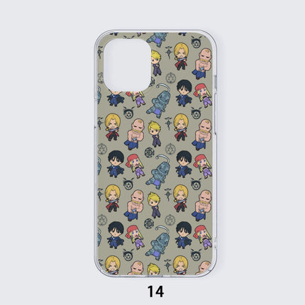 Full Metal Alchemist (FMA) Pattern iPhone 15, 14, or 13 Series Case (TPU)