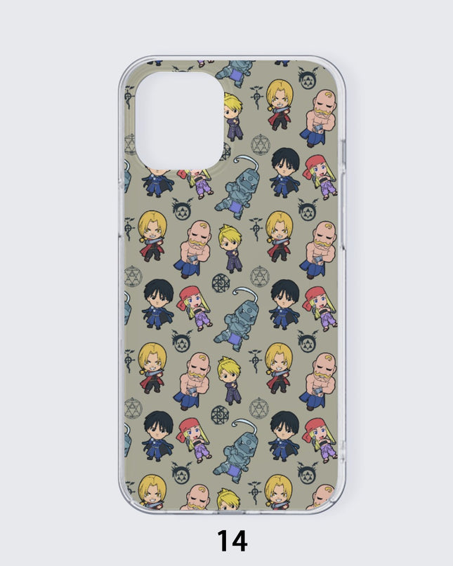 Full Metal Alchemist (FMA) Pattern iPhone 15, 14, or 13 Series Case (TPU)