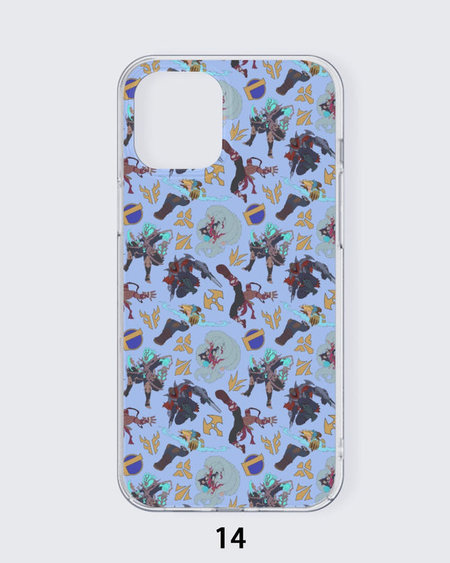 League of Legends II Pattern iPhone 15, 14, or 13 Series Case (TPU)