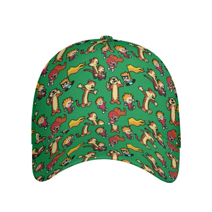 Calvin & Hobbes All-Over Print Peaked Cap