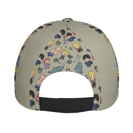 Full Metal Alchemist (FMA) All-Over Print Peaked Cap