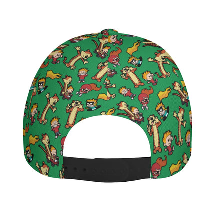 Calvin & Hobbes All-Over Print Peaked Cap