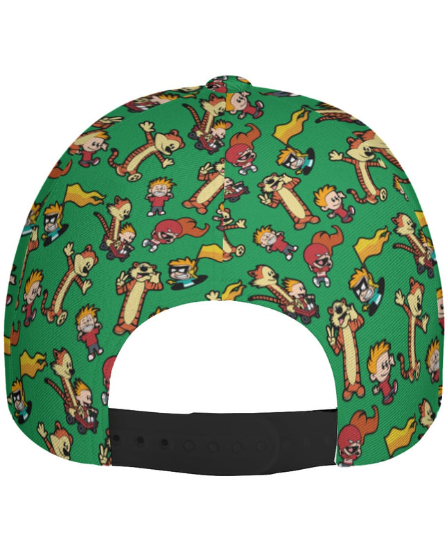 Calvin & Hobbes All-Over Print Peaked Cap