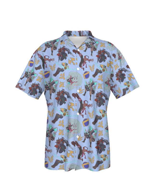 League of Legends II Button-Down Unisex Shirt TEALZ