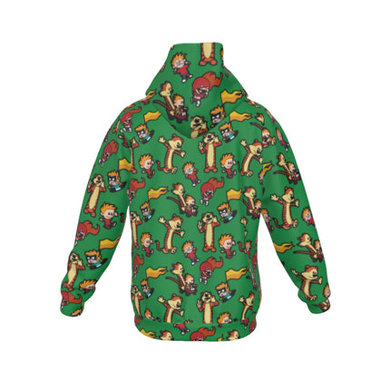 Calvin and Hobbes Fleece Hoodie