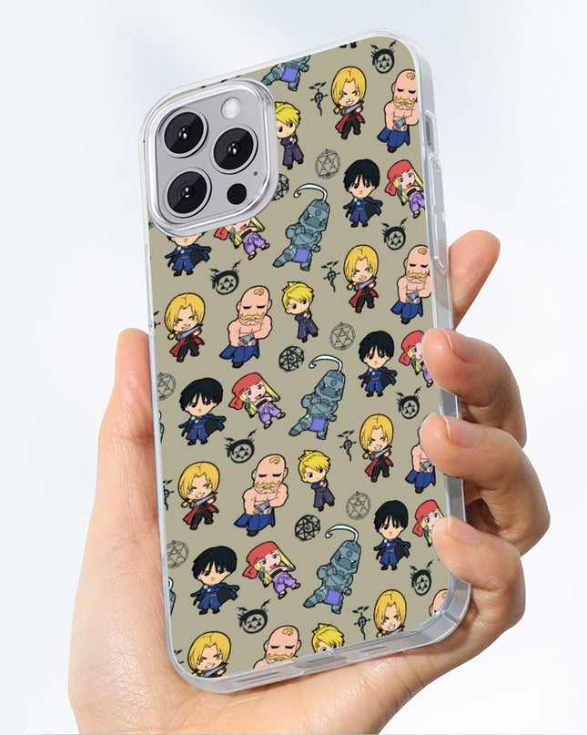 Full Metal Alchemist (FMA) Pattern iPhone 15, 14, or 13 Series Case (TPU)
