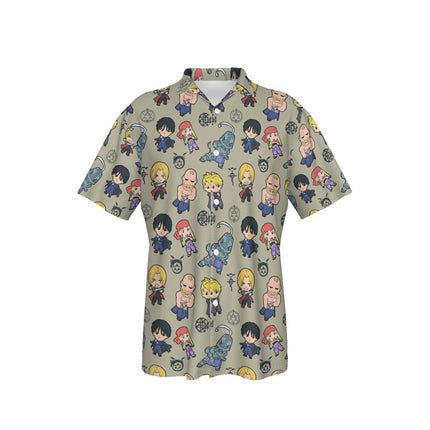Full Metal Alchemist (FMA) Unisex Button-Down Shirt