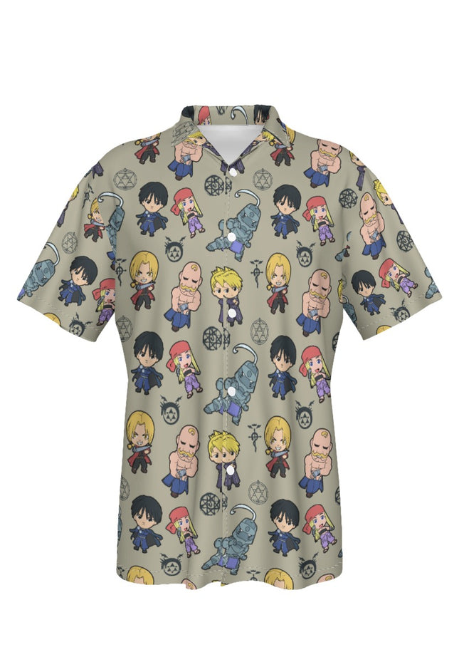 Full Metal Alchemist (FMA) Unisex Button-Down Shirt