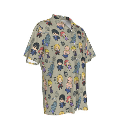 Full Metal Alchemist (FMA) Unisex Button-Down Shirt