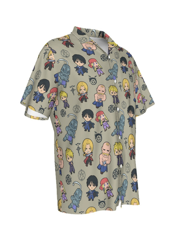 Full Metal Alchemist (FMA) Unisex Button-Down Shirt