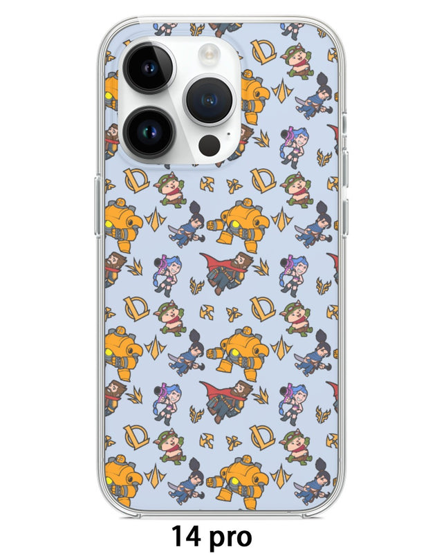 League of Legends Pattern iPhone 15, 14, or 13 Series Case (TPU)