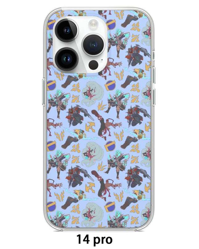 League of Legends II Pattern iPhone 15, 14, or 13 Series Case (TPU)