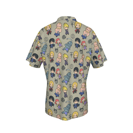 Full Metal Alchemist (FMA) Unisex Button-Down Shirt