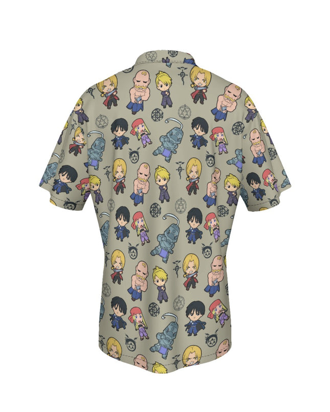 Full Metal Alchemist (FMA) Unisex Button-Down Shirt