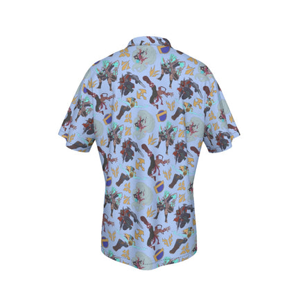 League of Legends II Button-Down Unisex Shirt TEALZ