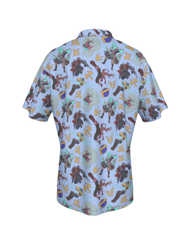 League of Legends II Button-Down Unisex Shirt TEALZ