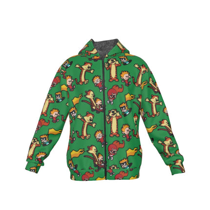 Calvin and Hobbes Fleece Hoodie